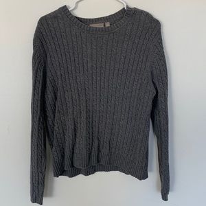 Women’s Croft and Barrow gray sweater